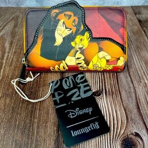 Disney Loungefly The Lion King Villains Scene Zip Around Wallet NWT​​